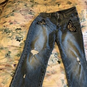Lucky Brand Drew Mom High Rise Taper Jeans